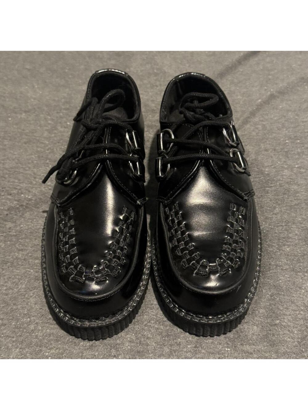 Black Leather Viva Mondo Creeper
